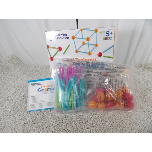 STEM Explorers Geomakers STEM Toy Assorted Colors 58 Pieces - Picture 3 of 3